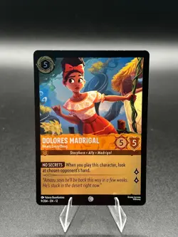 Dolores Madrigal Hears Everything Foil 9/204 Wilds Unknown Disney Lorcana - Image 1