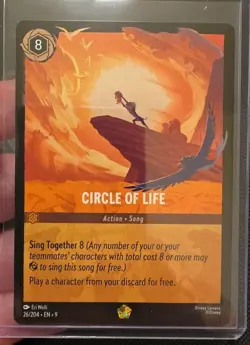 Disney Lorcana Fabled Circle Of Life 26/204 Legendary Non Foil - Image 1