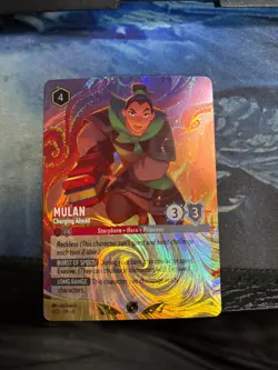 Disney Lorcana Mulan - Charging Ahead 3/C2 FOIL Promo DLC Challenge - Image 1