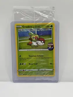 GROOKEY ON THE BALL POKEMON FUTSAL PROMO 2020 CARD 003 UK EXCLUSIVE SEALED - Image 1