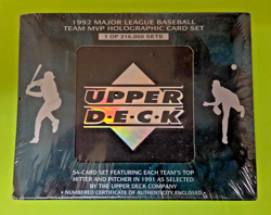 1992 Upper Deck Baseball Team MVP Holographic Factory Sealed Set 54 cards - Image 1