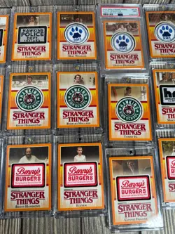 Topps Stranger Things Season 1 Complete 24 Card Commemorative Patch Card Set /99 - Image 3