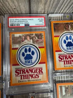 Topps Stranger Things Season 1 Complete 24 Card Commemorative Patch Card Set /99 - Image 5