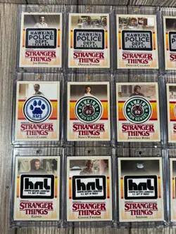 Topps Stranger Things Season 1 Complete 24 Card Commemorative Patch Card Set - Image 2