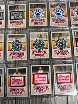 Topps Stranger Things Season 1 Complete 24 Card Commemorative Patch Card Set - Image 3