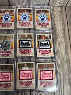 Topps Stranger Things Season 1 Complete 24 Card Commemorative Patch Card Set - Image 4