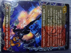Arana Heart Of The Spider Magic The Gathering BORDERLESS 213 Marvel Man MTG Rare - Image 2