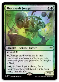 Thornvault Forager #197 (Foil) (NM) Bloomburrow BLB Magic MTG - Image 1