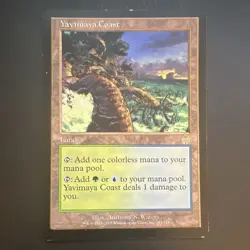 Wizards of the Coast Yavimaya Coast Apocalypse Regular Rare Land #143 EN 2001 - Image 1