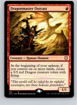 Magic the Gathering Dragonmaster Outcast Adventures in the Forgotten Realms MTG - Image 1