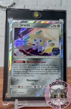 Pokemon Card Indonesia Jirachi Pokemon League Indonesia PROMO 078/SM-P NEARMINT - Image 1