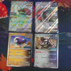 Pokemon TCG: Great Tusk ex 072 & Iron Treads ex 073 | Paldean Fates Stamped - Image 1