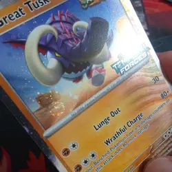 Pokemon TCG: Great Tusk ex 072 & Iron Treads ex 073 | Paldean Fates Stamped - Image 3