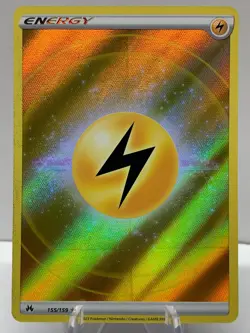 Pokemon Lightning Energy 155/159 Crown Zenith ULTRA RARE FULL ART - Image 2