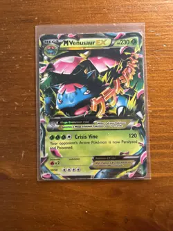 The Pokemon Company Pokemon TCG Mega Venusaur EX Evolutions Holo 2/108 230 MP - Image 1