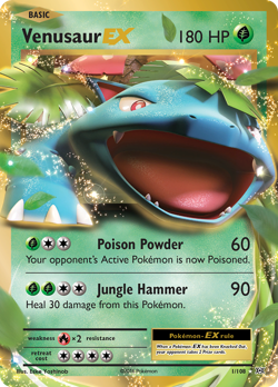 Venusaur EX 1/108 Holo EX Rare Evolutions Pokemon Holo NM/M - Image 1