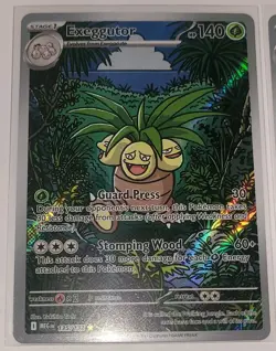 Mega Evolutions IR Lot Exeggutor Houndstone Garganacl Illustration Rare Pokemon - Image 2