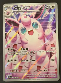 Wigglytuff 105/094 Illustration Rare Phantasmal Flames Pokemon NM/M - Image 1