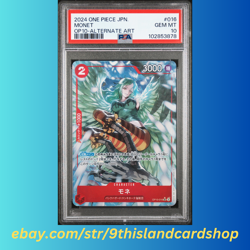 Monet OP10-016 Alt Art One Piece Card Japanese 2024 PSA 10 - Image 3