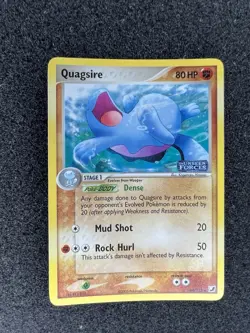 Pokemon TCG Quagsire 44/115 Unseen Forces Reverse Holo Stamp - Image 1