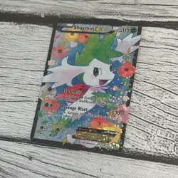 Shaymin 2013 EX RC21/RC25 Radiant Collection Full Art Pokemon Card LP - Image 4