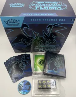 Open| Pokemon Mega Evolution Phantasmal Flames Elite Trainer Box EN - Image 1