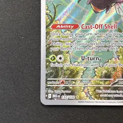 Ninjask 137/132 Illustration Rare Mega Evolution Pokemon TCG NM - Image 4