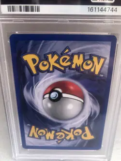 PSA 8 Pokemon 1st Ed. Gym Challenge Rocket’s Mewtwo Holo Rare 14/132 NM-MT Swirl - Image 5