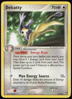 Delcatty 8/108 MP Deck Exclusives Rare Pokemon - Image 1