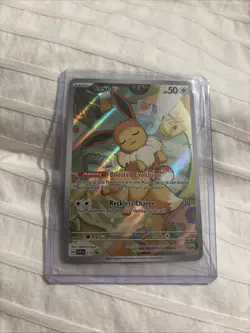 Pokemon Eevee Prismatic Evolutions Promo TCG-Svp173 Holo Card Mint Condition - Image 1