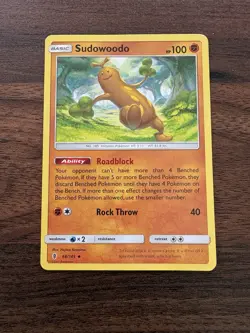 Sudowoodo 66/145 Uncommon Guardians Rising Pokemon LP - Image 1