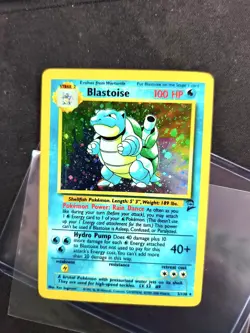 Blastoise Holo Rare – 2000 Pokemon Base Set 2 #2/130 – LP - Image 1