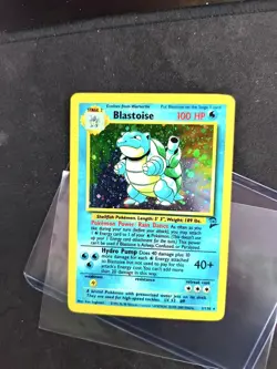 Blastoise Holo Rare – 2000 Pokemon Base Set 2 #2/130 – LP - Image 3