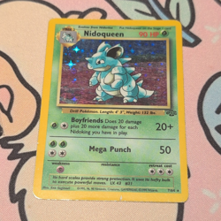 Wizards Nidoqueen 7/64 Jungle Holo Rare 1999 90 HP English Unlimited - Image 1