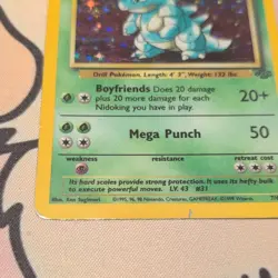 Wizards Nidoqueen 7/64 Jungle Holo Rare 1999 90 HP English Unlimited - Image 2