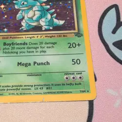 Wizards Nidoqueen 7/64 Jungle Holo Rare 1999 90 HP English Unlimited - Image 3