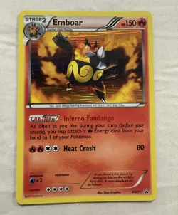 Emboar BW21 Black & White Holo Promo Stage 2 150 HP ENG Pokemon TCG - Image 1