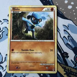Pokemon TCG Riolu Call Of Legends 50/95 Regular Common Excellent Condition - Image 1