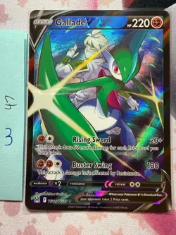 Pokemon TCG Gallade V TG19/TG30 Trainer Gallery Illustration Rare Holo NM - Image 1