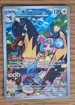 Iono's Kilowattrel 163/159 Journey Together Pokemon Illustration Rare Near Mint - Image 1