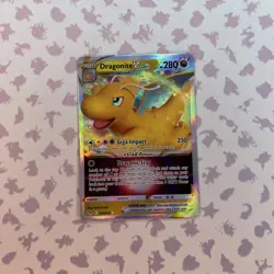 Pokemon TCG Dragonite VSTAR Holo Ultra Rare Card 050/078 - Image 1