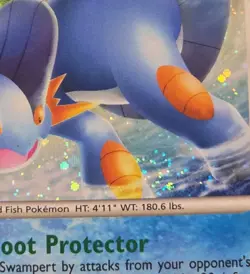 Pokemon TCG Swampert 12/147 Supreme Victors 🔥Water Stomp Swirl Holo🔥 2009 LP - Image 4