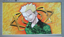 Lt. Surge - 101/132- 1st Edition Non-Holo WOTC TCG-Gym Heroes Set Pokemon Card - Image 2