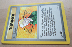 Lt. Surge - 101/132- 1st Edition Non-Holo WOTC TCG-Gym Heroes Set Pokemon Card - Image 3