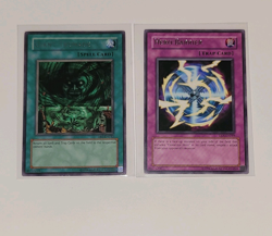 Konami Yu-Gi-Oh! Lot Giant Trunade DB1-EN032 & Hero Barrier EEN-EN049 LP-/ MP - Image 1