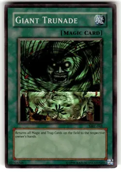 Yugioh Spell Giant Trunade MRL-048 Magic Ruler Unlimited Super Rare - Image 1