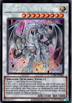 Azure-Eyes Silver Dragon LCKC-EN066 Secret Rare Yu-Gi-Oh Unlimited NM/M - Image 1