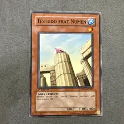 Yugioh Testudo Erat Numen TSHD EN032 Common 1st ED - Image 1