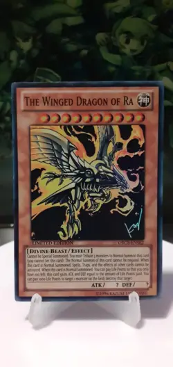 The Winged Dragon of Ra SUPER RARE Limited Ed VLP ORCS-ENSE2 - Image 1