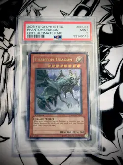 Yugioh 1st edition Phantom Dragon LODT Ultimate rare PSA 9 - Image 1